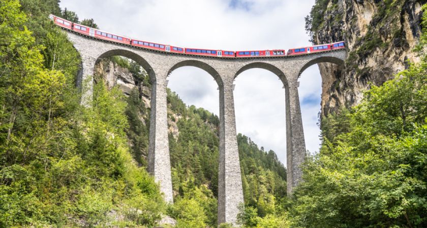 Antalya Çıkışlı Alp Dağlarında Bernina Express ile Tren Keyfi